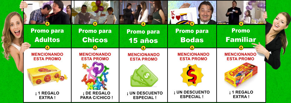 Magos para fiestas, Magos para Cumpleaos, Magos para Eventos