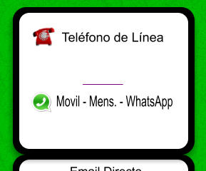 Telfono de Lnea Movil - Mens. - WhatsApp